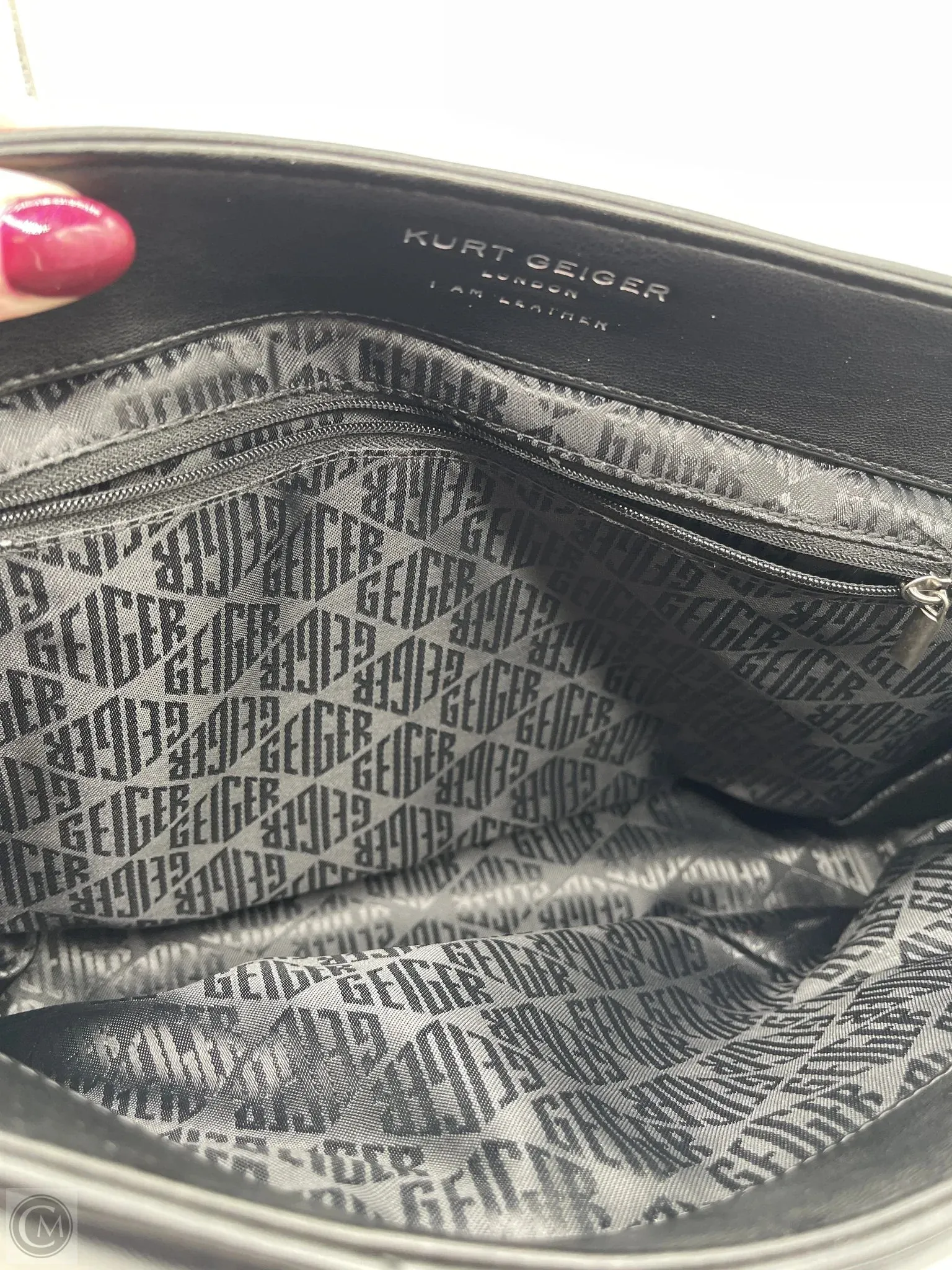 Handbag Designer By Kurt Geiger, Size: Medium