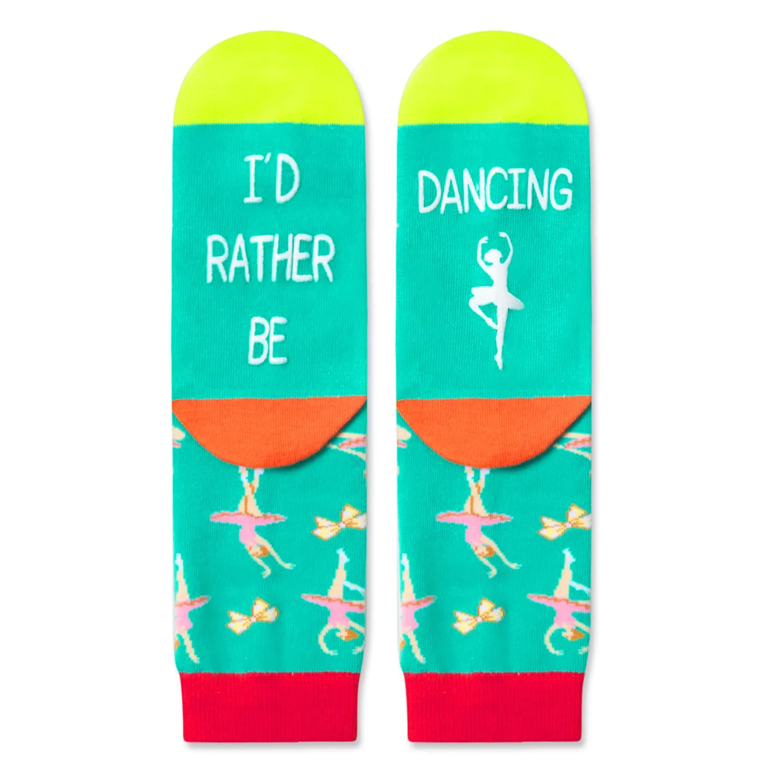 HAPPYPOP Gifts For Kids Boys Girls - Basketball Baseball Hockey Football Softball Gifts, Skater Ballerina Socks