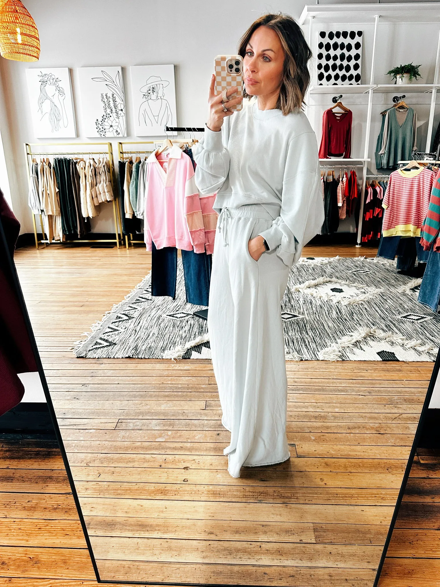 Harper Two Piece Set-Silver