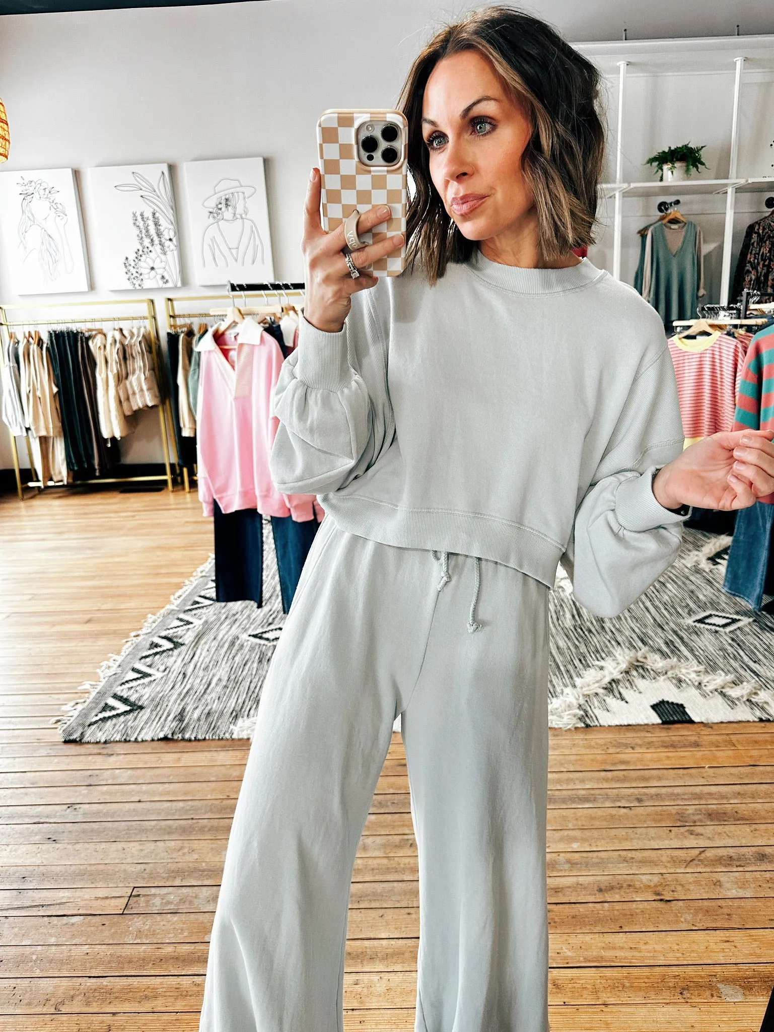 Harper Two Piece Set-Silver
