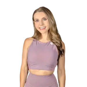 Heart And Soul Crop Tank - Dusty Rose