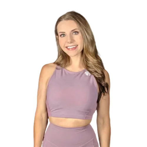 Heart And Soul Crop Tank - Dusty Rose