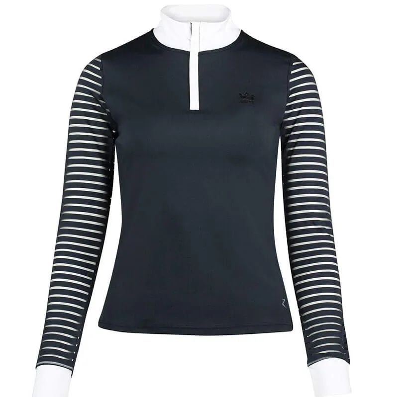 Horze Maya Women's Long Sleeve Show Shirt with Mesh Sleeves