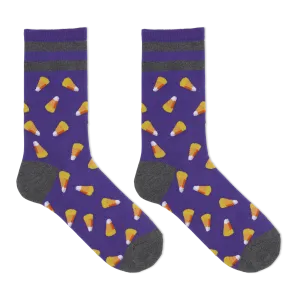 HOTSOX Women's Candy Corn Crew Socks
