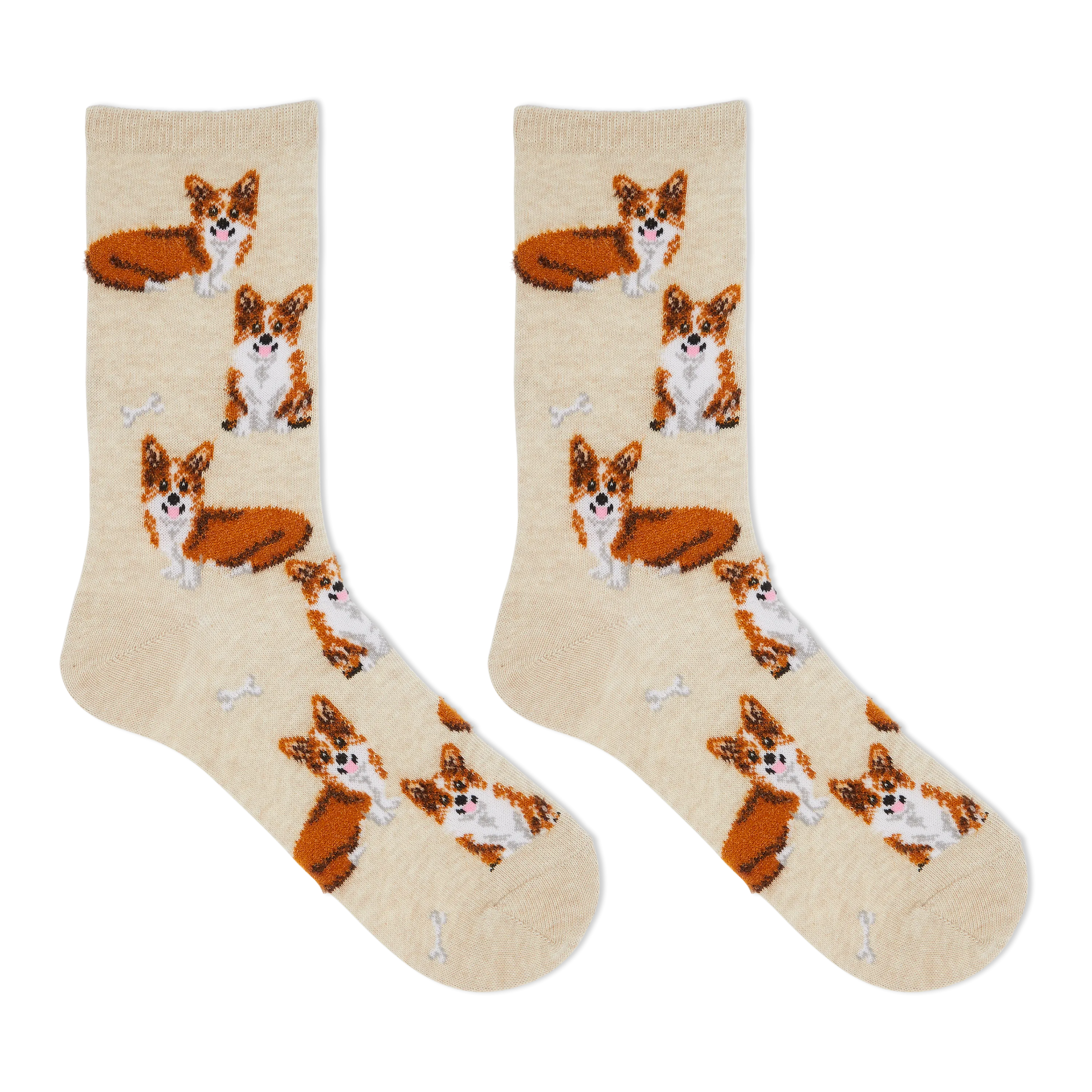 HOTSOX Women's Corgi Crew Socks