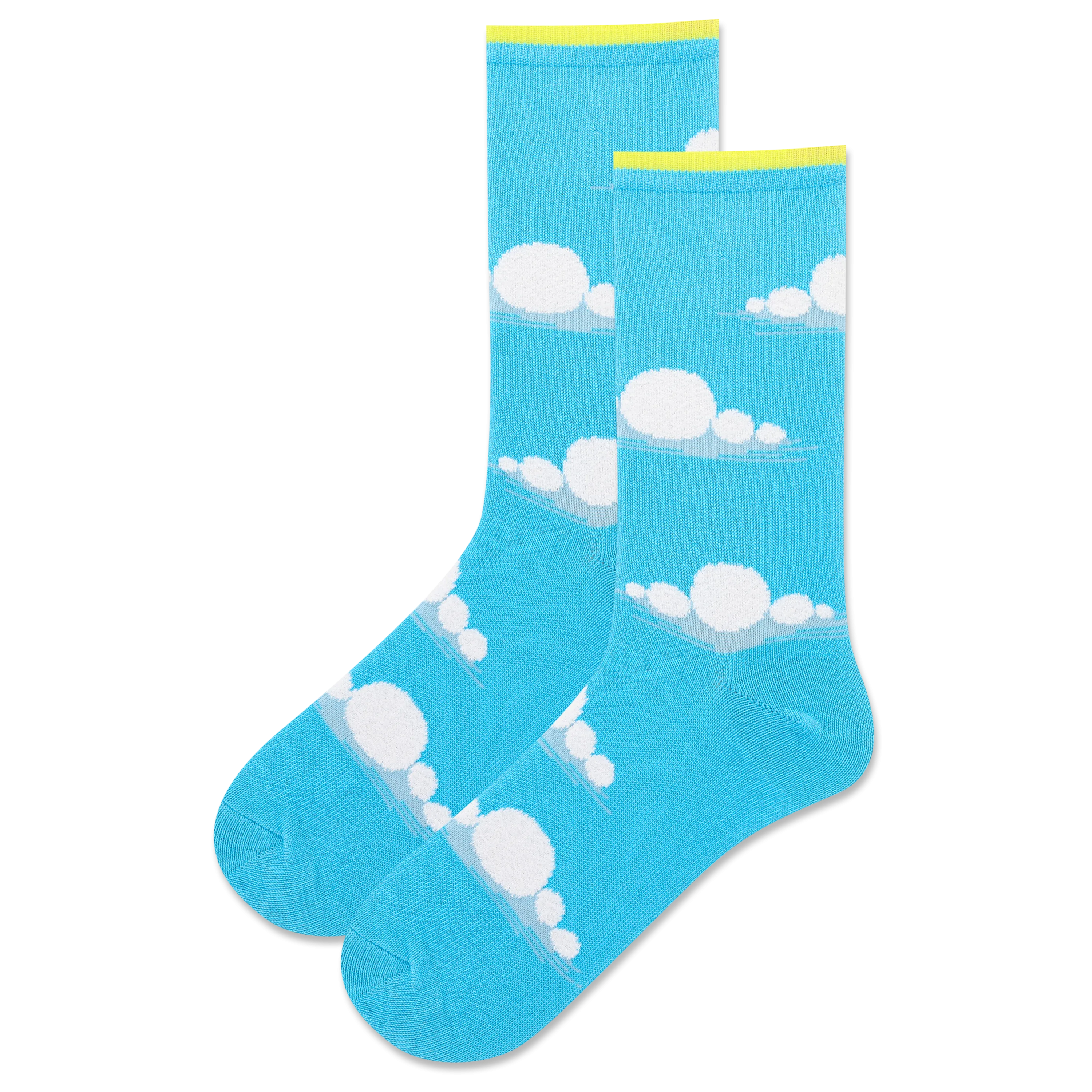 HOTSOX Women's Fuzzy Clouds Crew Sock