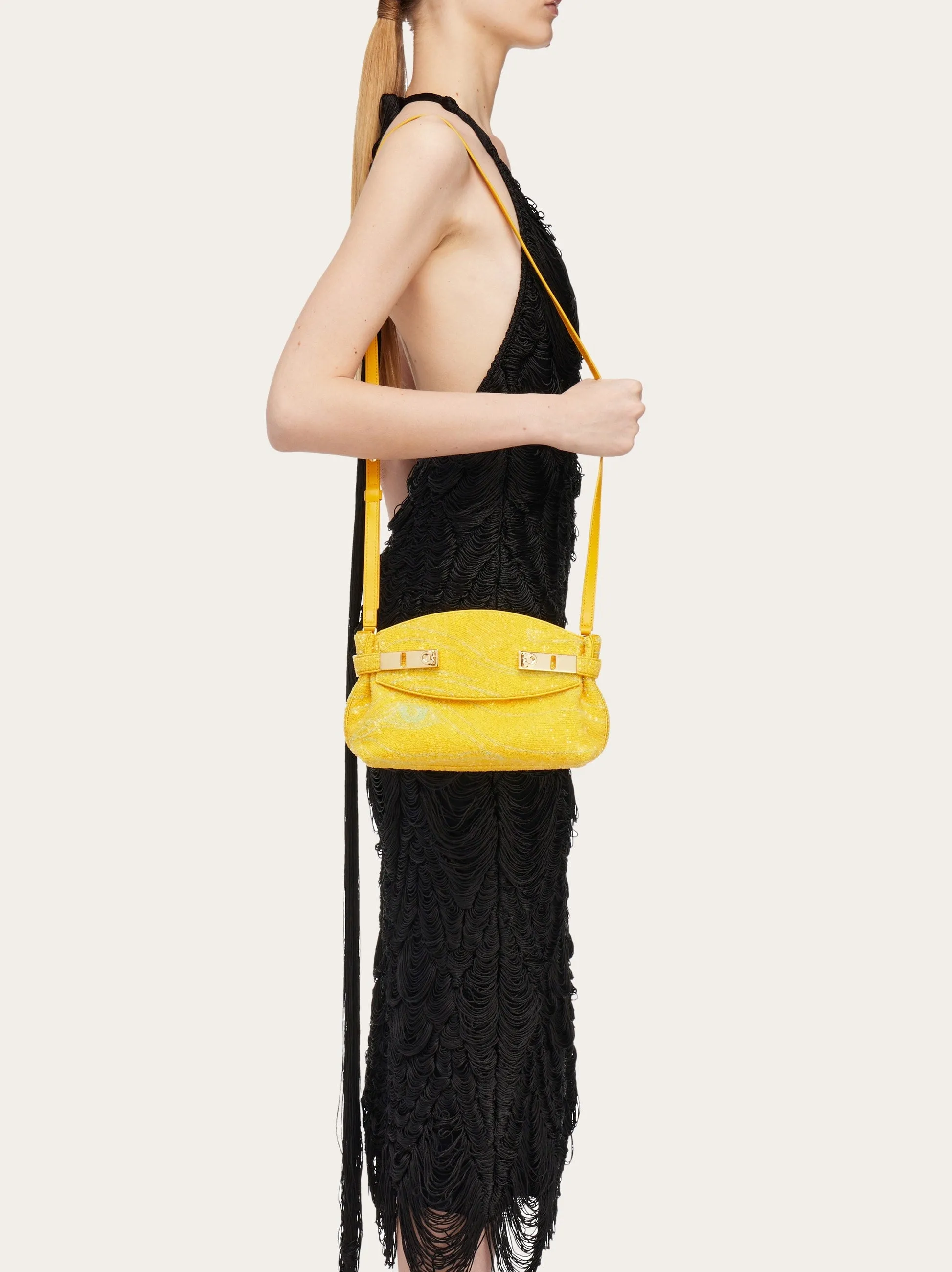 Hug Crossbody Bag With Sequins (S)