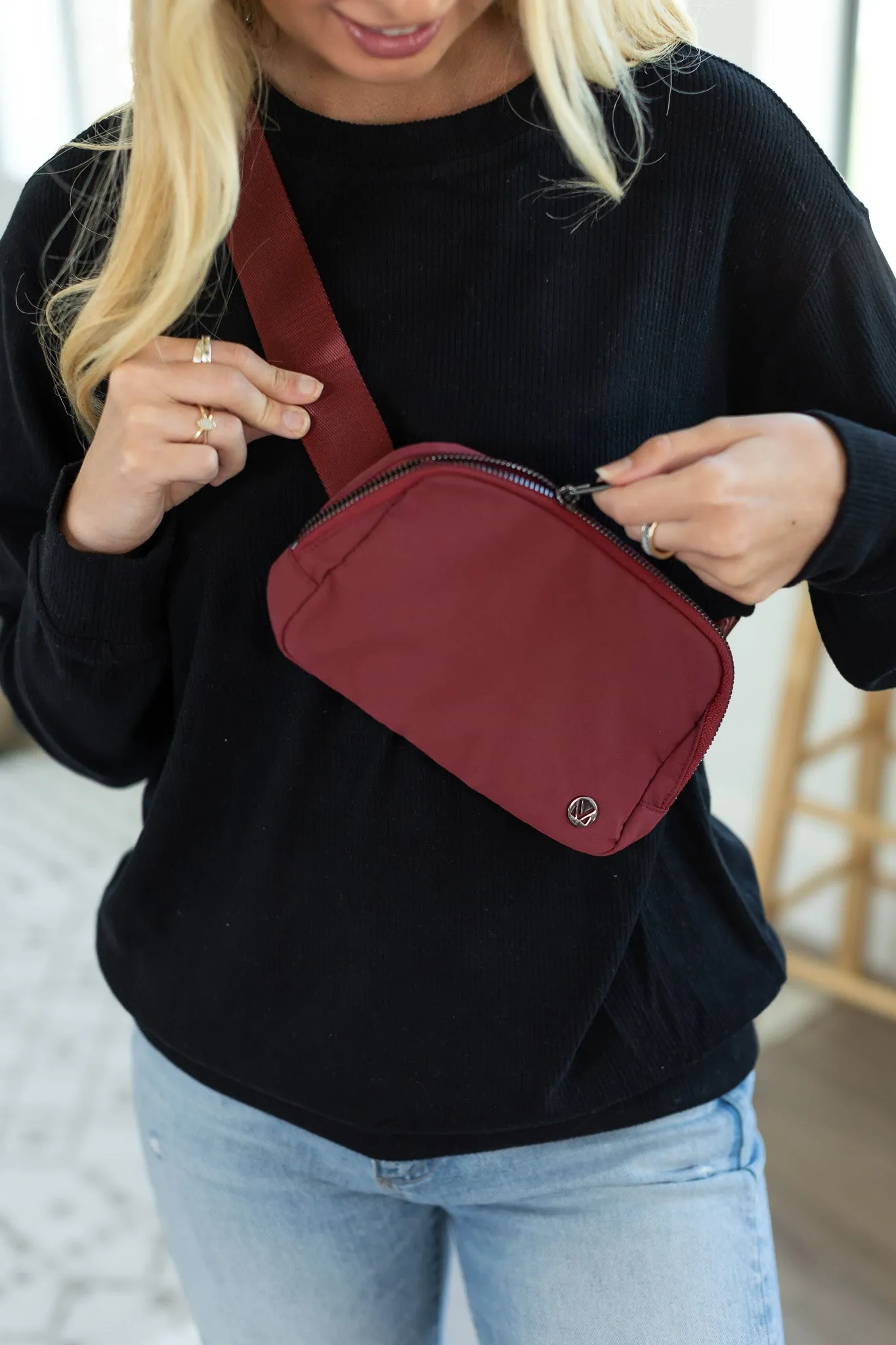 IN STORAGE Bum Bag - Wine | Women's Fanny Pack