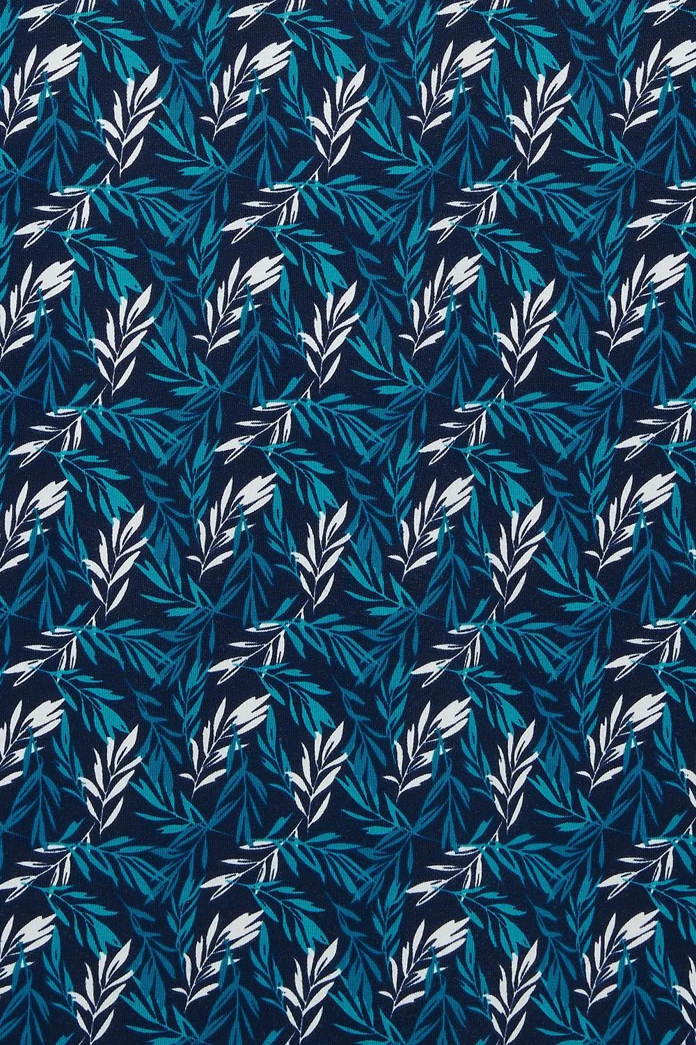 Isla Dress - Teal Leaf