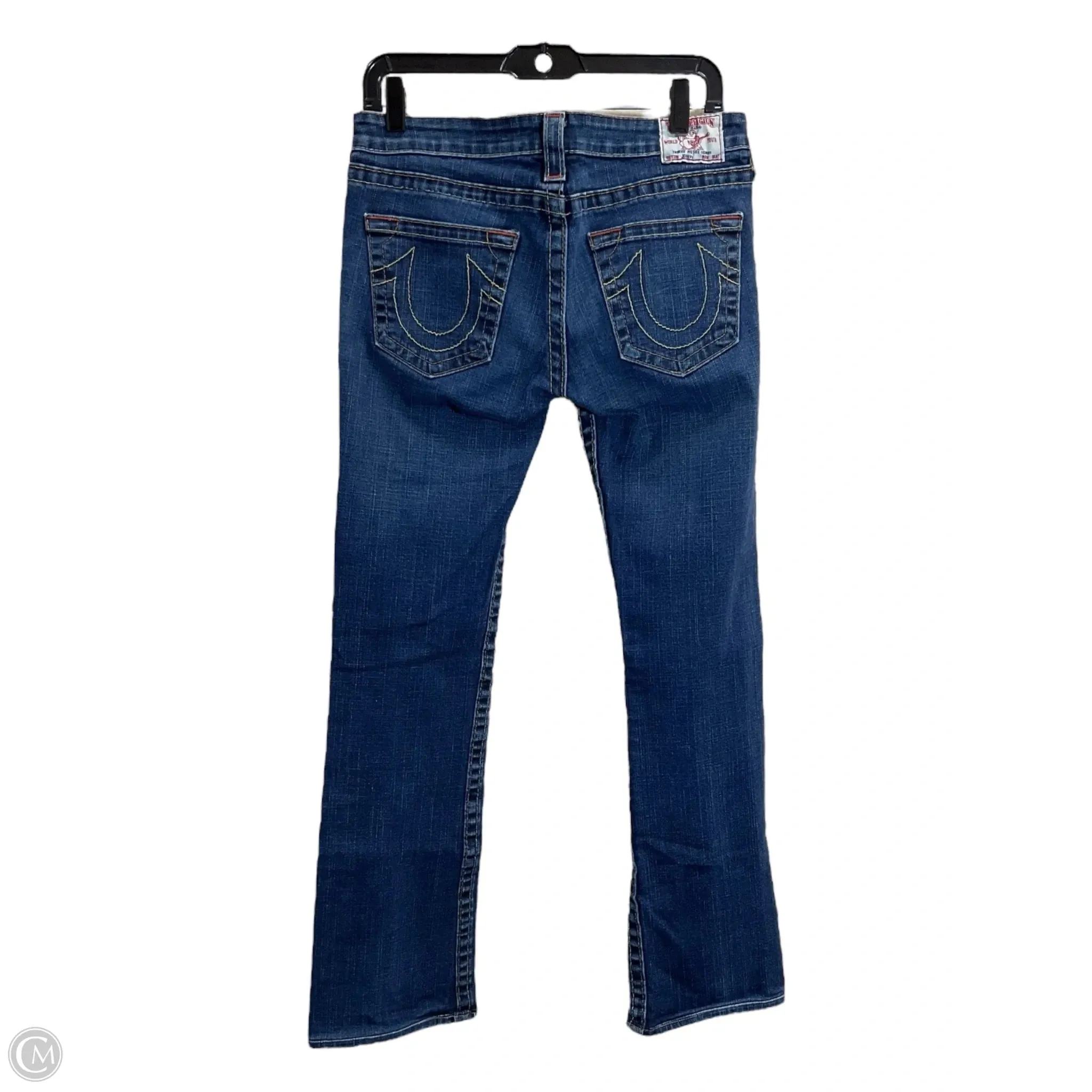 Jeans Skinny By True Religion In Blue Denim, Size: 10