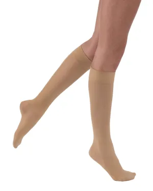 Jobst Ultrasheer SoftFit Closed Toe Knee Highs with Comfortable Stay Up Top Band 15-20 mmHg
