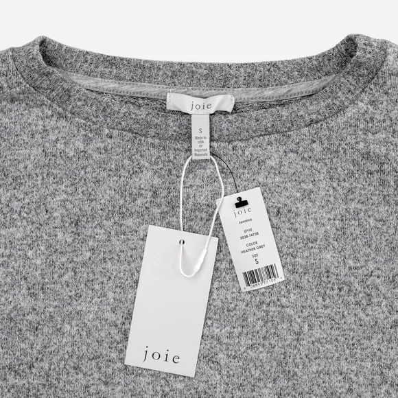 JOIE Women's Jennina Sweatshirt Gray Dolman Sleeve $128 NWT - Size Small