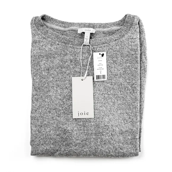 JOIE Women's Jennina Sweatshirt Gray Dolman Sleeve $128 NWT - Size Small