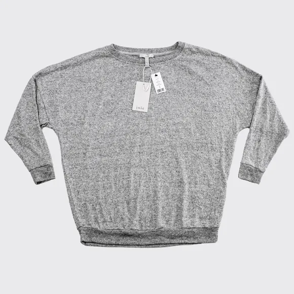 JOIE Women's Jennina Sweatshirt Gray Dolman Sleeve $128 NWT - Size Small