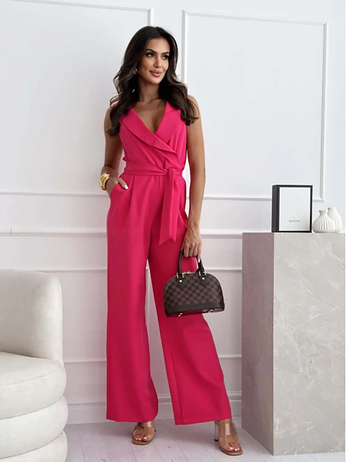 Jumpsuit Bella™ | Women's Wide-Leg Jumpsuit | Lightweight Fabric, Relaxed Fit & Trendy Design