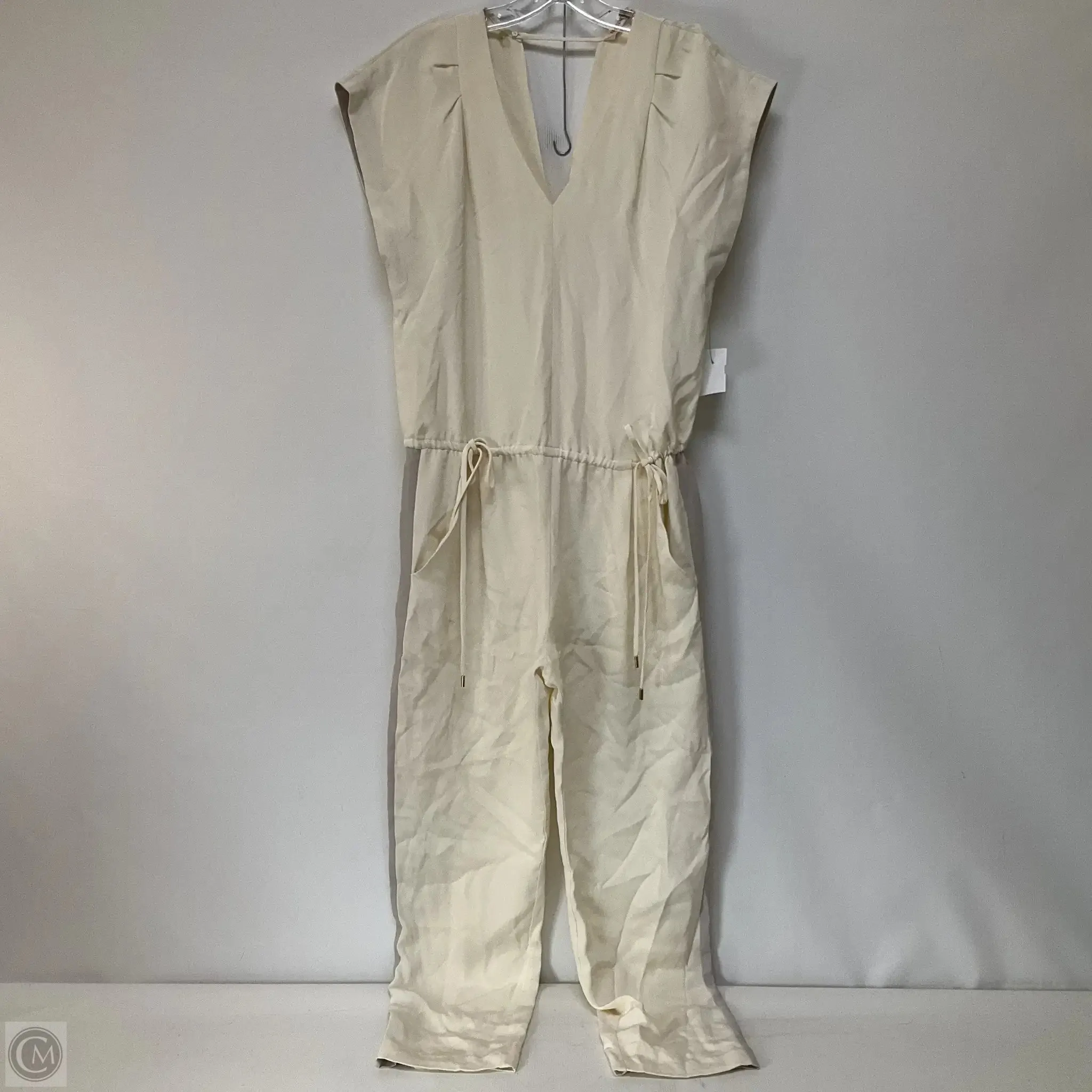Jumpsuit By Rebecca Taylor In Cream, Size: 6