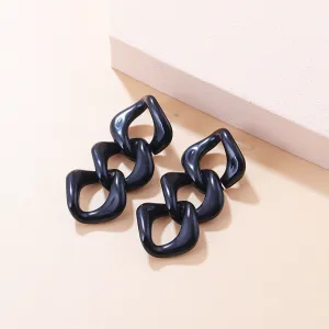 Just lil things Black Pin  Earrings  jlt11395