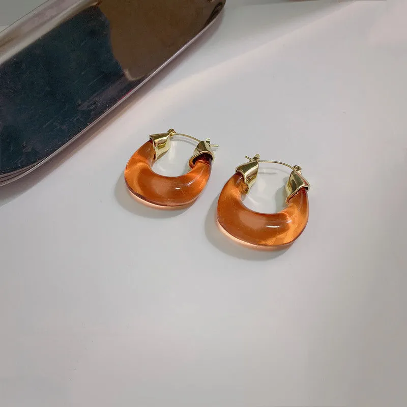 Just lil things Brown Hoop  Earrings  jlt11367