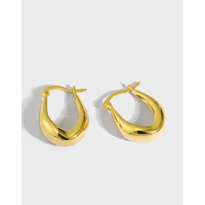Just Lil Things Gold Hoop Earrings jlt11568