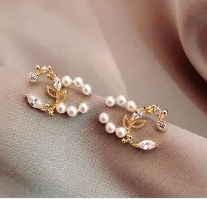 Just lil things Gold Pin  Earrings  jlt11460