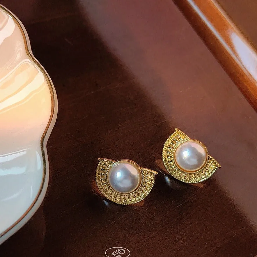 Just Lil Things  Gold Pin Earrings jlt11542