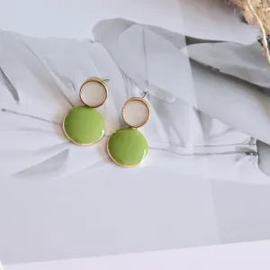Just lil things Green Pin  Earrings  jlt11359