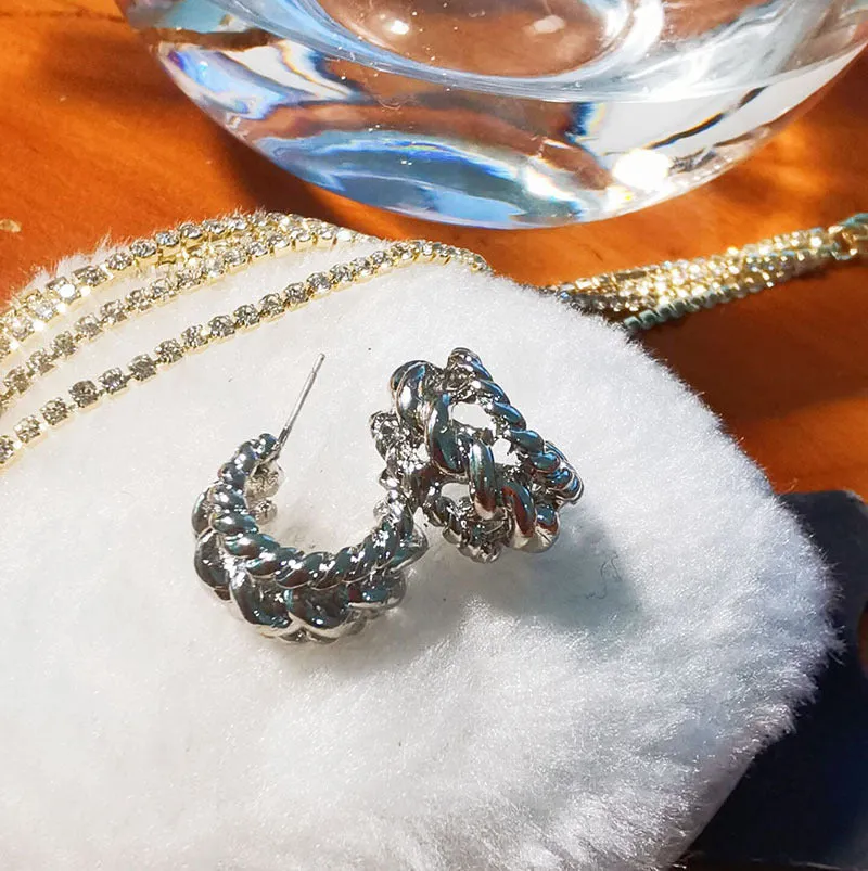 Just lil things Silver Pin  Earrings  jlt11378