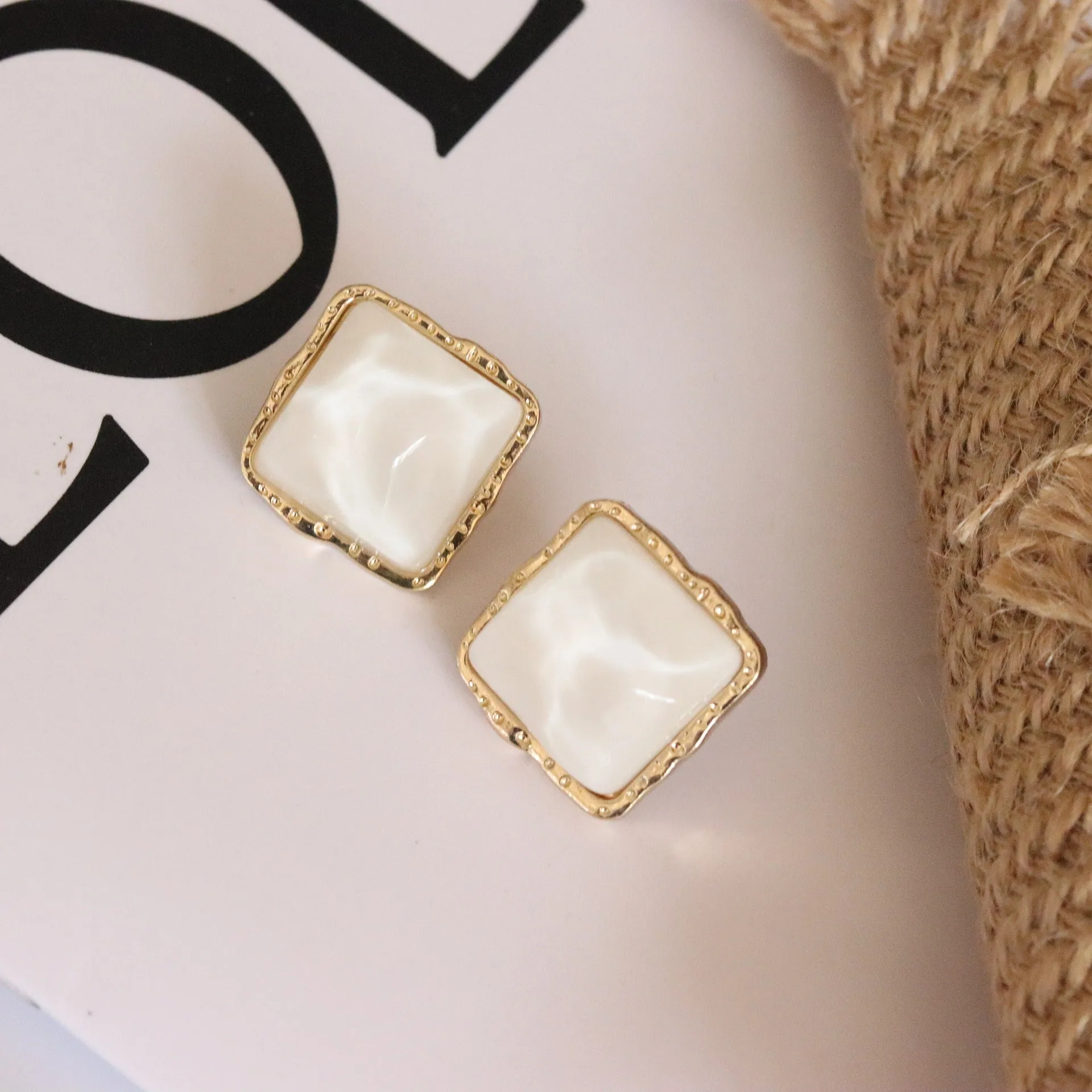 Just lil things White Pin  Earrings  jlt11390