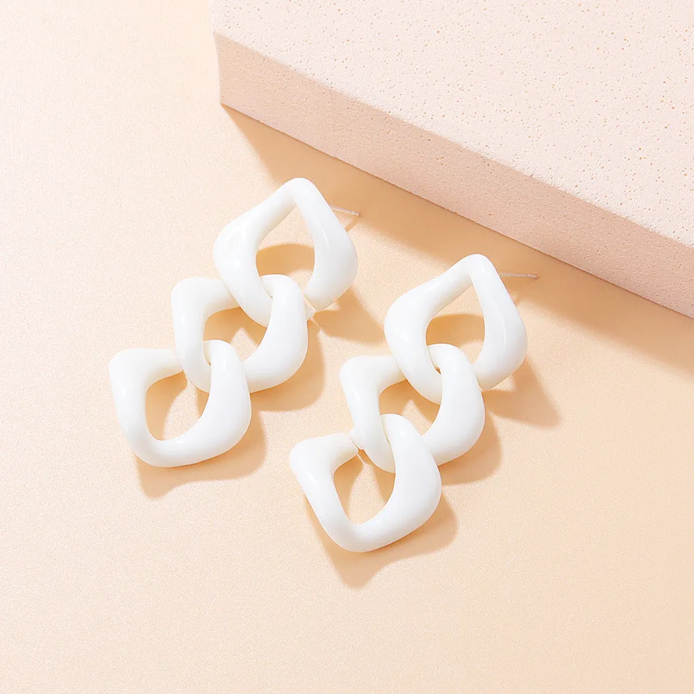 Just lil things White Pin  Earrings  jlt11397