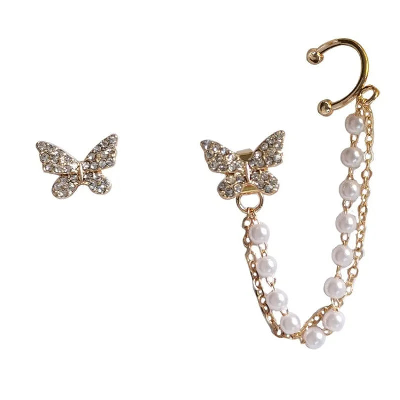 Just Lil Things White Pin Earrings jlt11625
