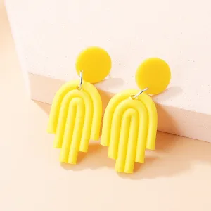 Just lil things Yellow Pin  Earrings  jlt11446