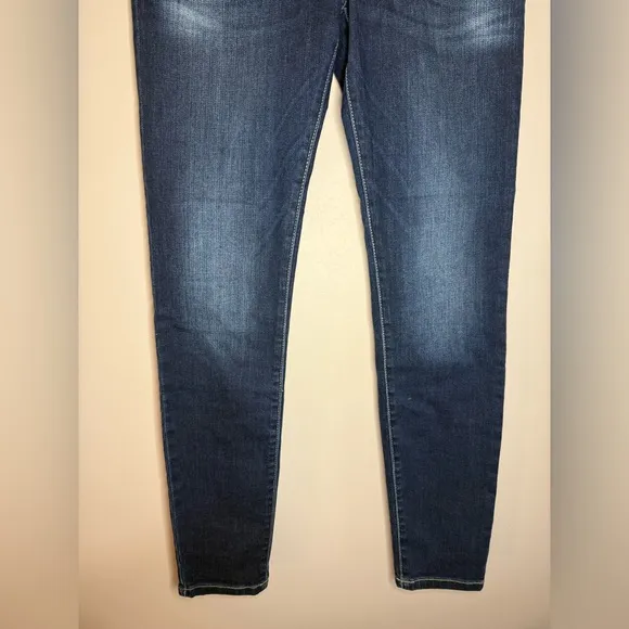 Kan Can Women's High Rise Distressed Super Skinny Jeans New W/O Tags SZ/28