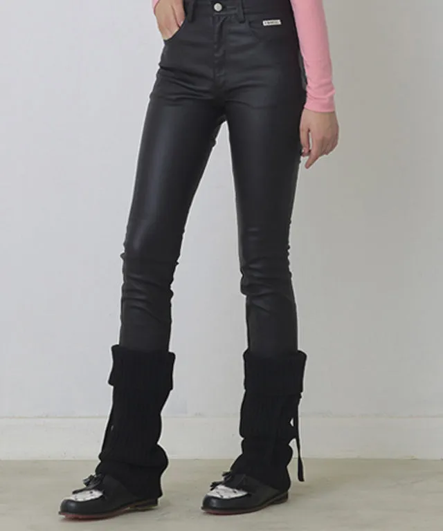 KANDINI Lambswool Warmer - Black