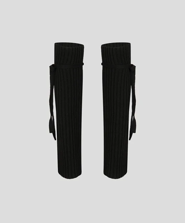 KANDINI Lambswool Warmer - Black