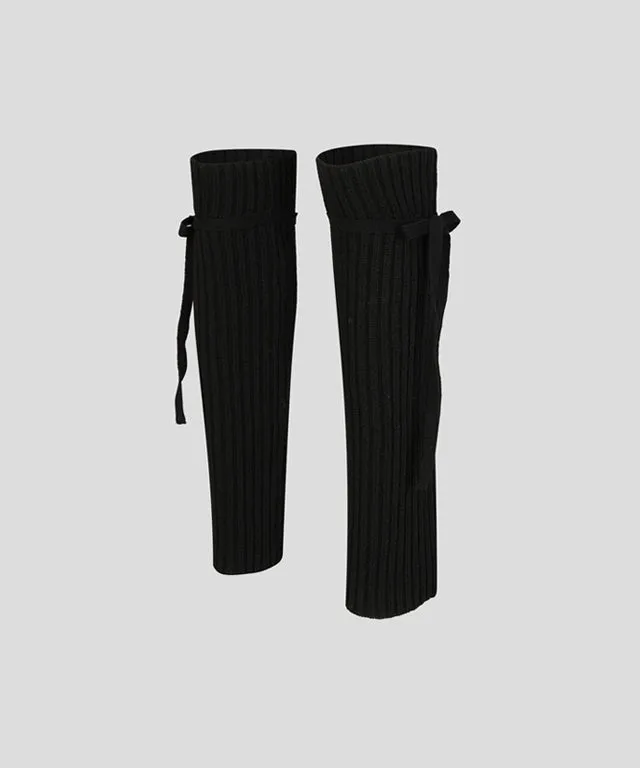KANDINI Lambswool Warmer - Black