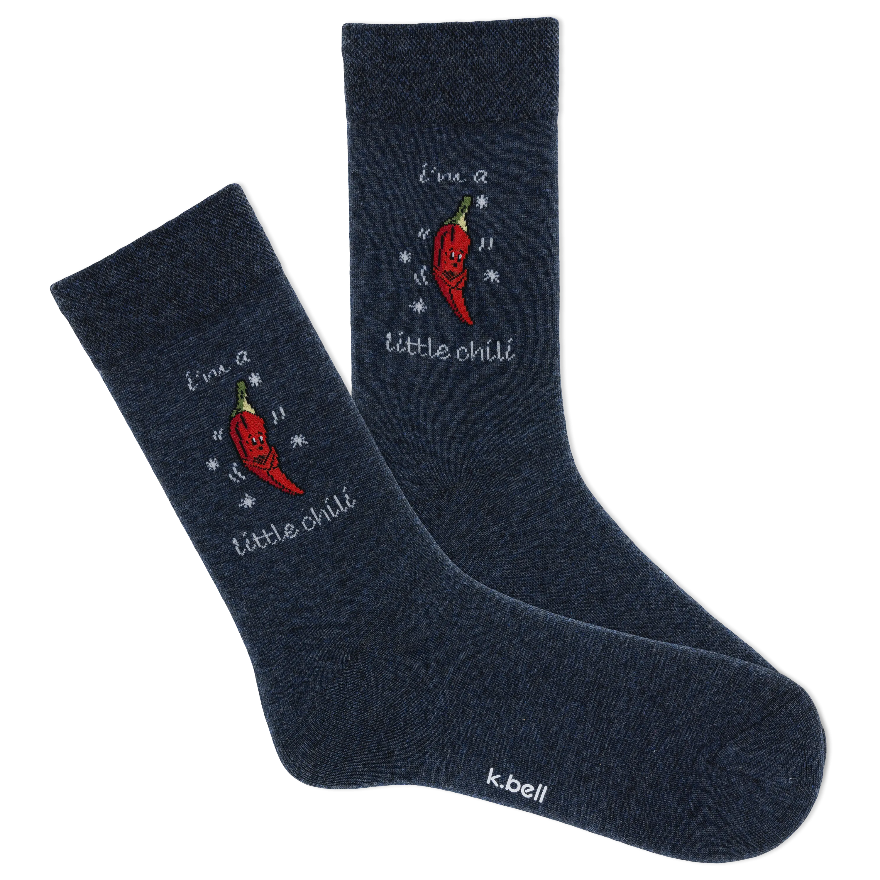 K.Bell Women's I'm A Little Chilli Crew Sock