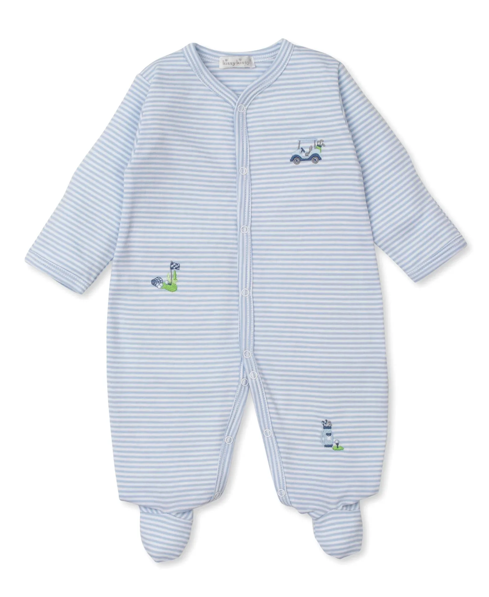Kissy Kissy | Golf Club Footie {Blue}