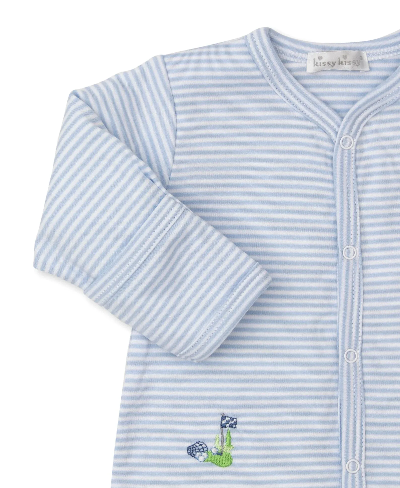 Kissy Kissy | Golf Club Footie {Blue}