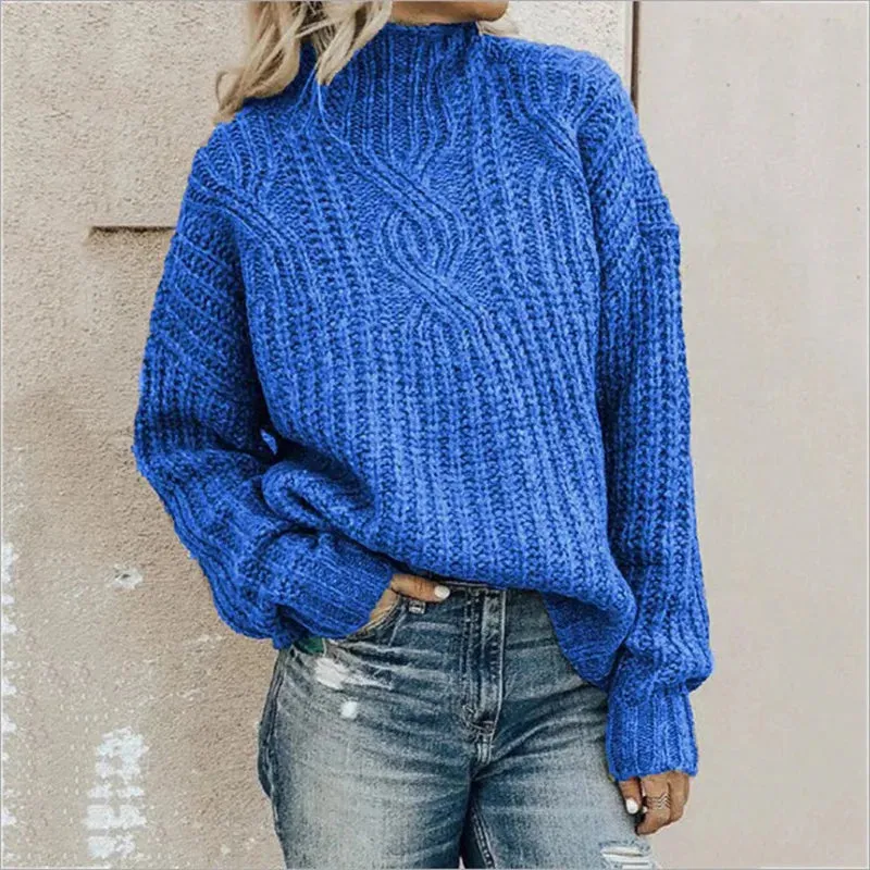 Knit Aura™ | Women's Cozy Knitted Pullover | Soft Fabric, Relaxed Fit & Stylish Design