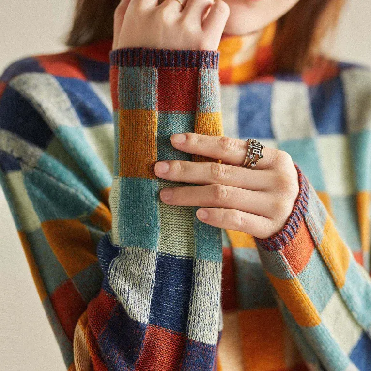 Knitted Aura™ | Women's Warm Collar Pullover | Cozy Knit Fabric, Stylish Design & Comfortable Fit