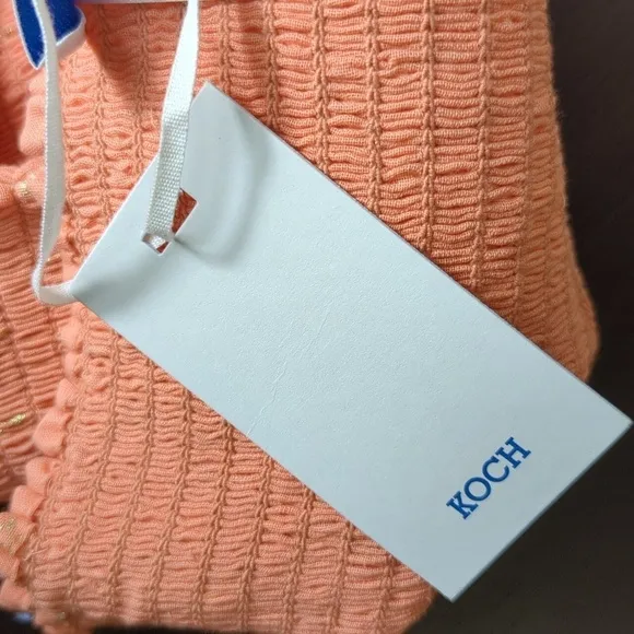 Koch NICOLE SKIRT CORAL FLEUR Women's Large Coral Skirt