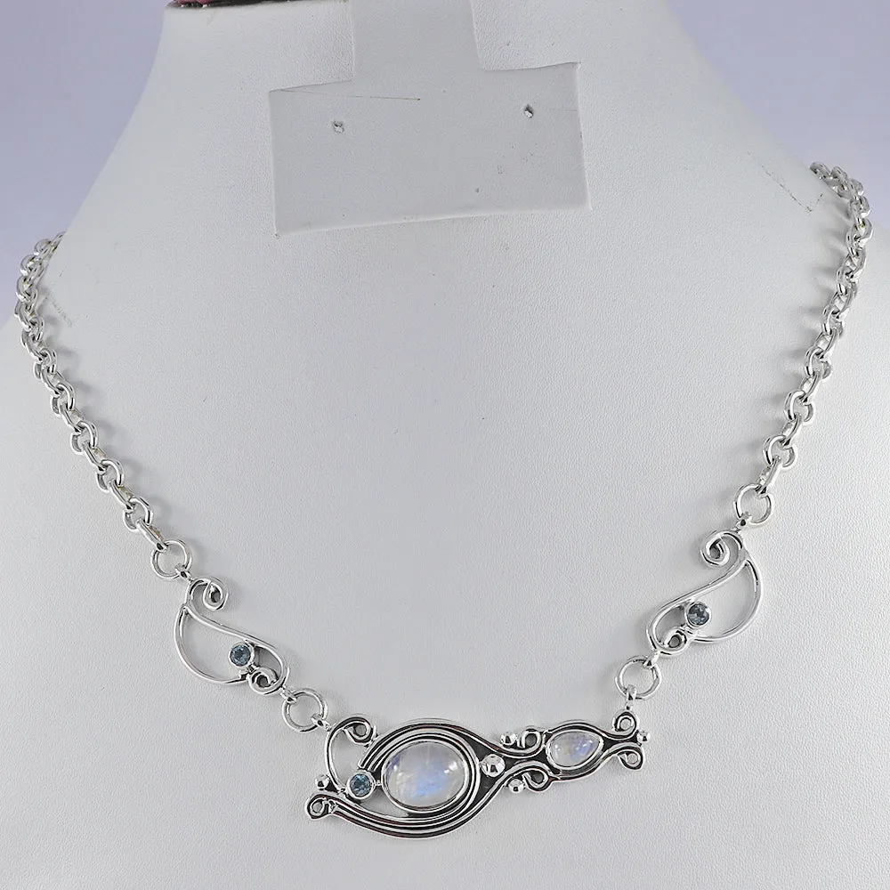 Labradorite Necklace Jewelry - Women's Trendy Necklace
