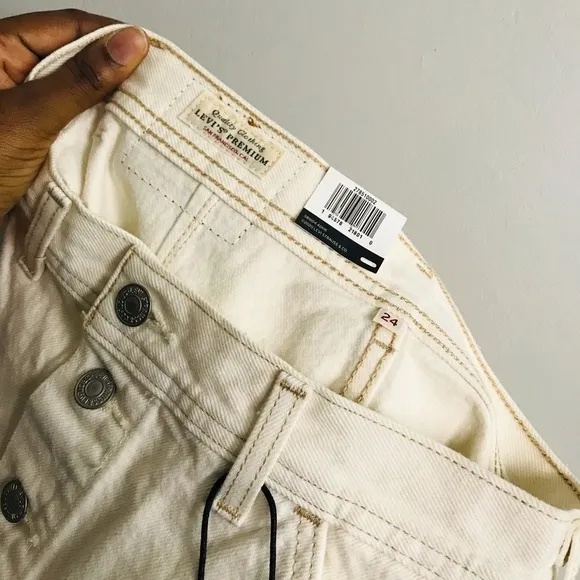 Levi's Premium Button Front Utility Skirt 24
