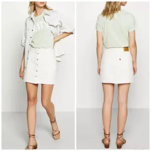 Levi's Premium Button Front Utility Skirt 24