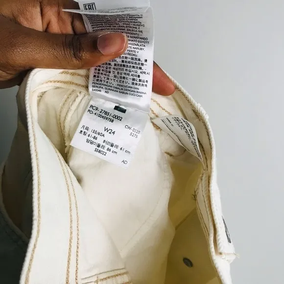 Levi's Premium Button Front Utility Skirt 24