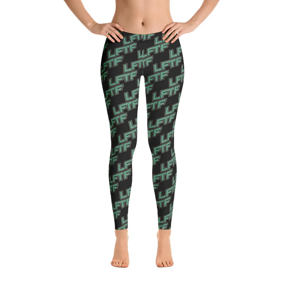 LFTF All Over Print "Mint/Black/Grey" Leggings