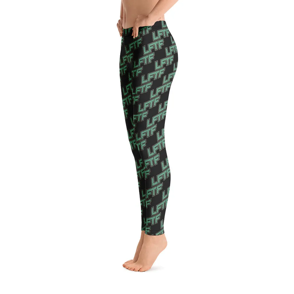 LFTF All Over Print "Mint/Black/Grey" Leggings