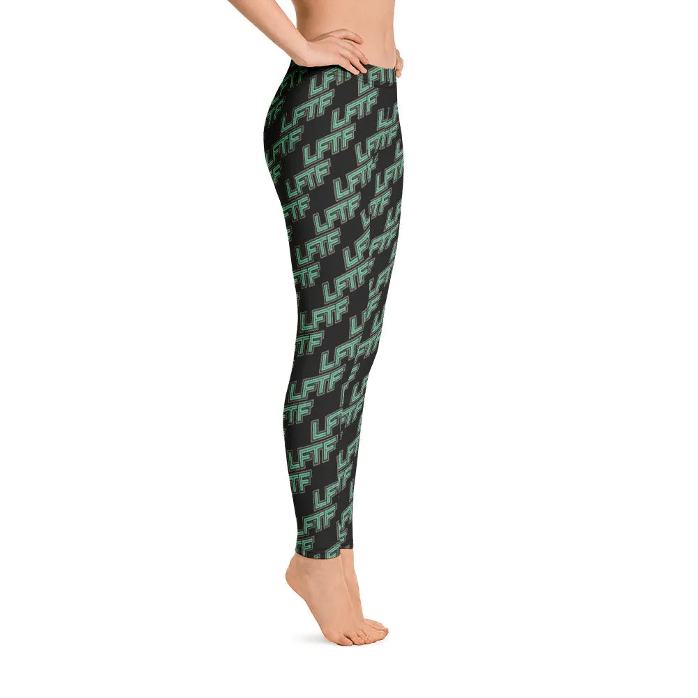 LFTF All Over Print "Mint/Black/Grey" Leggings