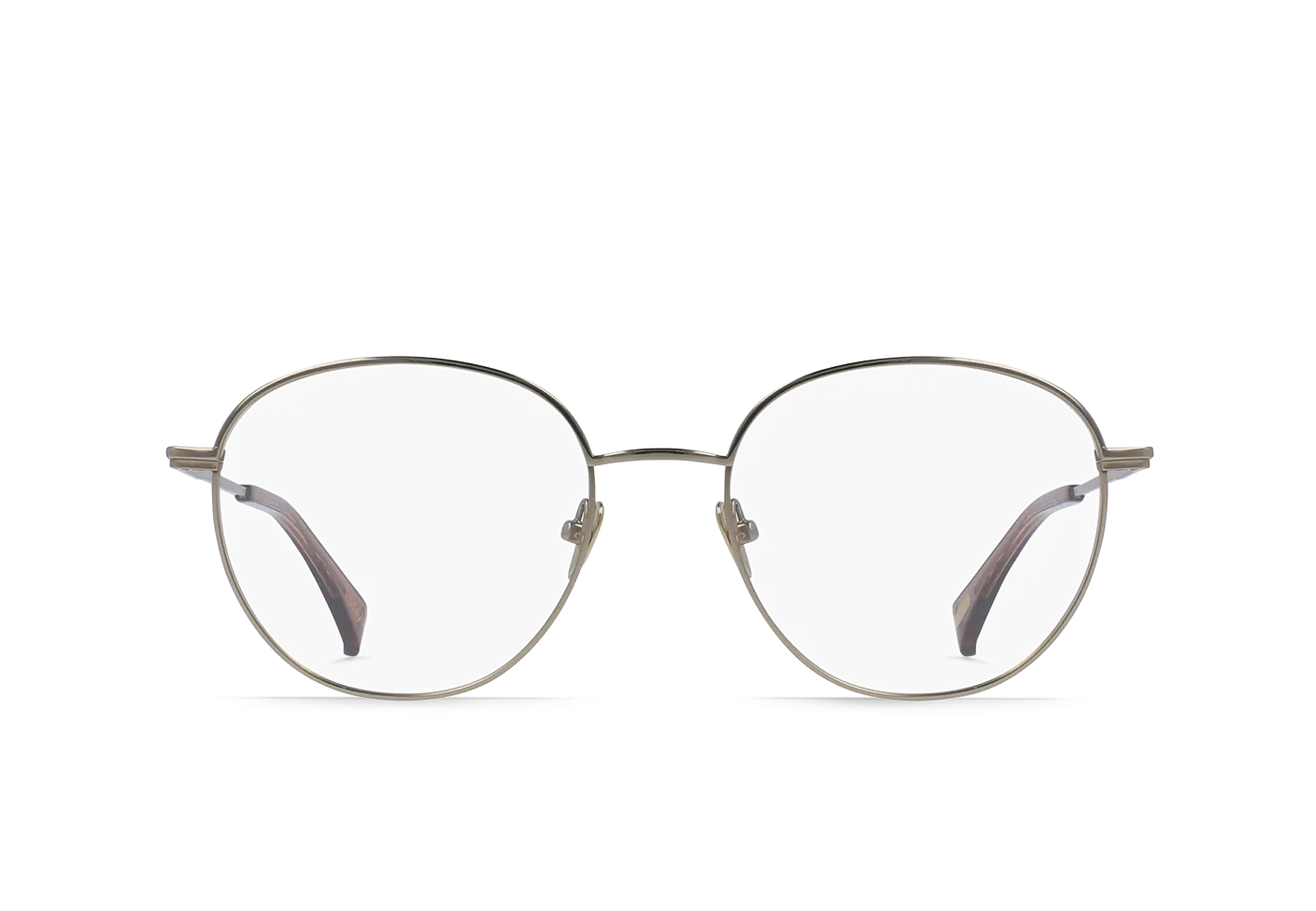 LIDDY-Split Light Gold   Suede / Clear