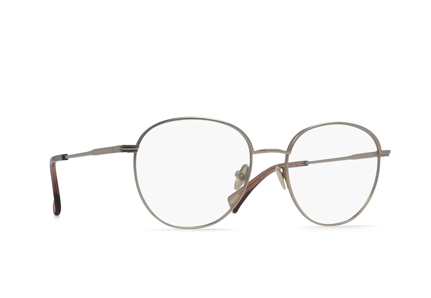 LIDDY-Split Light Gold   Suede / Clear